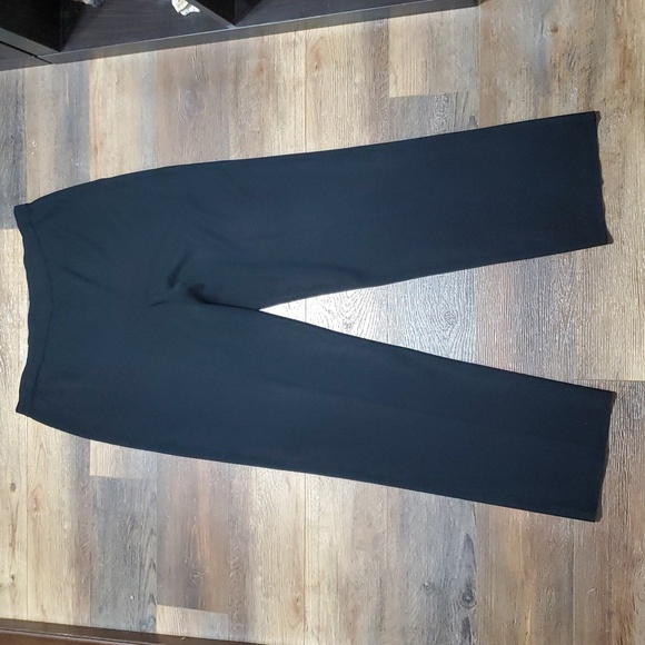 Ming wang light knit black sleek pull on pants - Picture 1 of 6